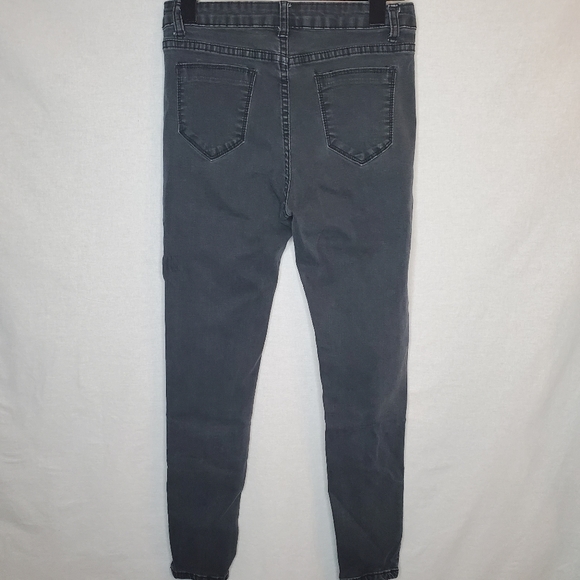 Faded Gray-ish black denim jeans - sz 28 - Picture 3 of 6